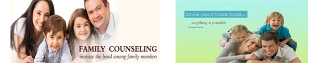 banner halaman selamat datang konseling keluarga